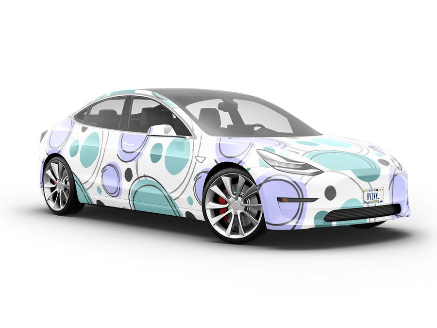 Drip Drop Abstract Vehicle Vinyl Wrap