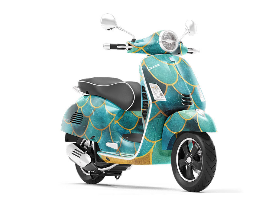 Drop Off Water Vespa Scooter Wrap Film
