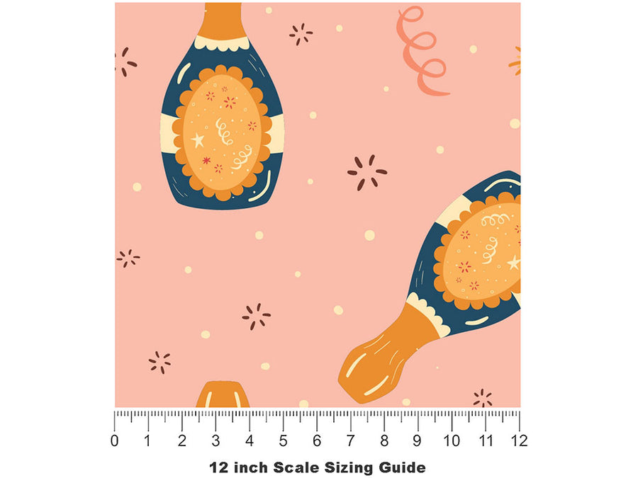 Dry Humor Alcohol Vinyl Film Pattern Size 12 inch Scale~Rwraps Dry Humor Alcohol Sizing Chart~2