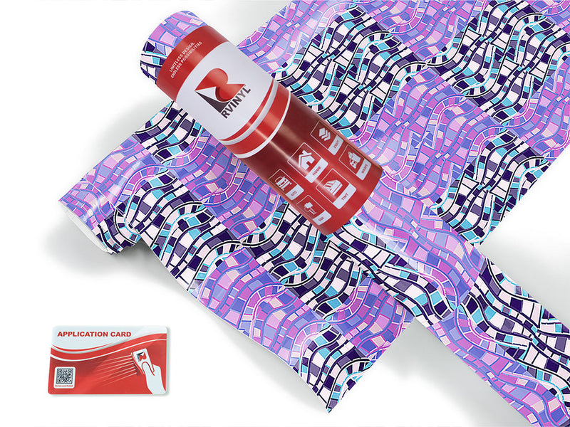 dueling rivers art deco Craft Vinyl Roll