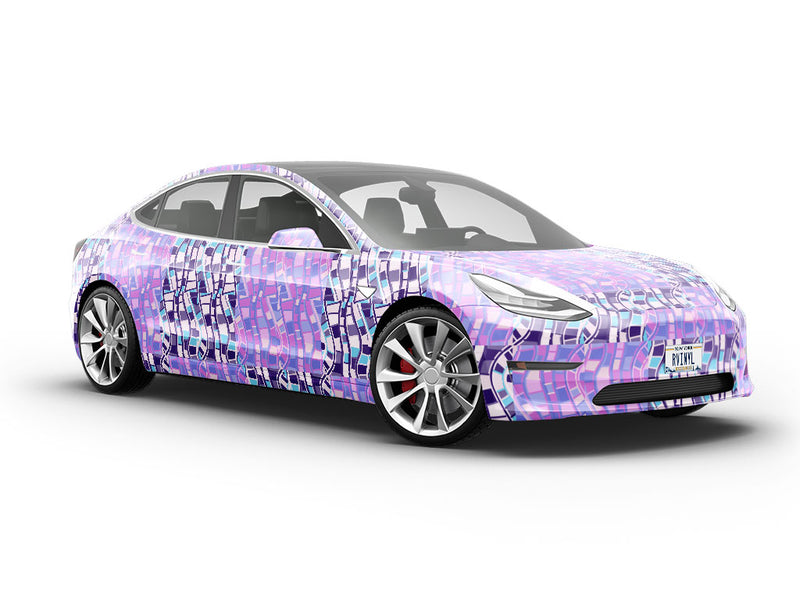 Dueling Rivers Art Deco Vehicle Vinyl Wrap