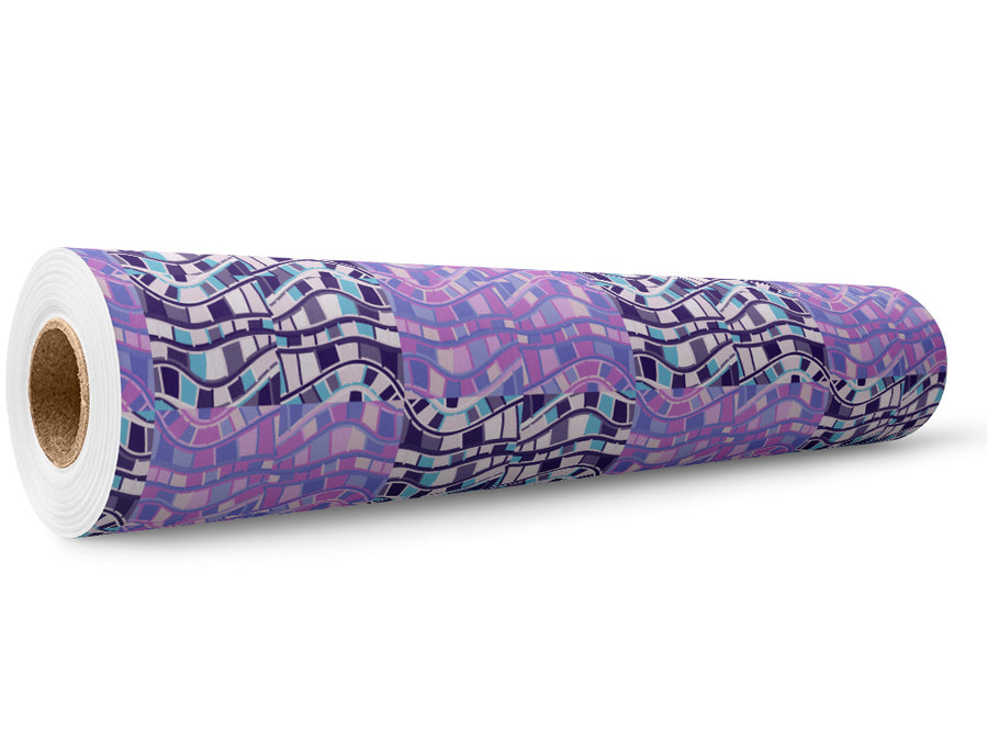 Dueling Rivers Art Deco Wrap Film Wholesale Roll~Rwraps Series 914 Digitally Printed Vinyl Roll~5