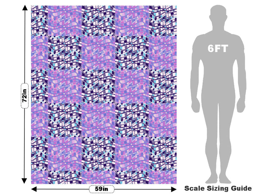 Dueling Rivers Art Deco Vehicle Wrap Scale~Rwraps Series 914 Dueling Rivers Art Deco Measurements~1