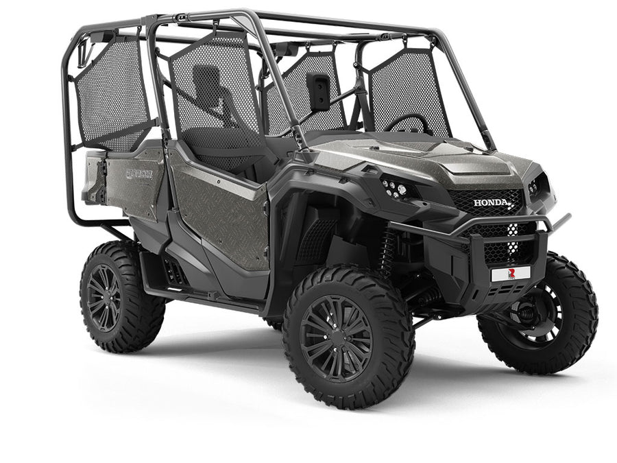 Dull Protection Diamond Plate Utility Vehicle Vinyl Wrap