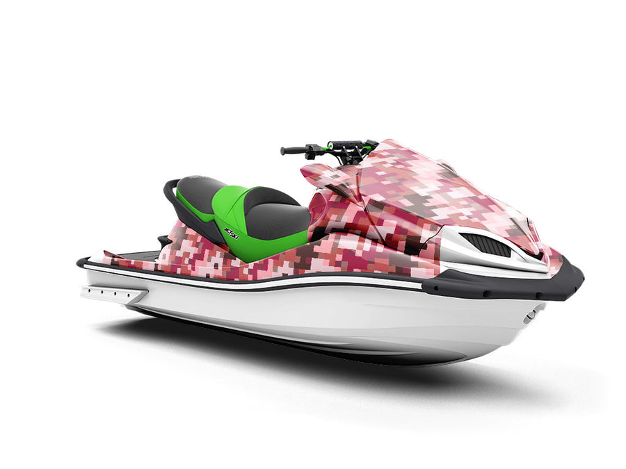 Dusk or Dawn Pixel Jet Ski Vinyl Customized Wrap