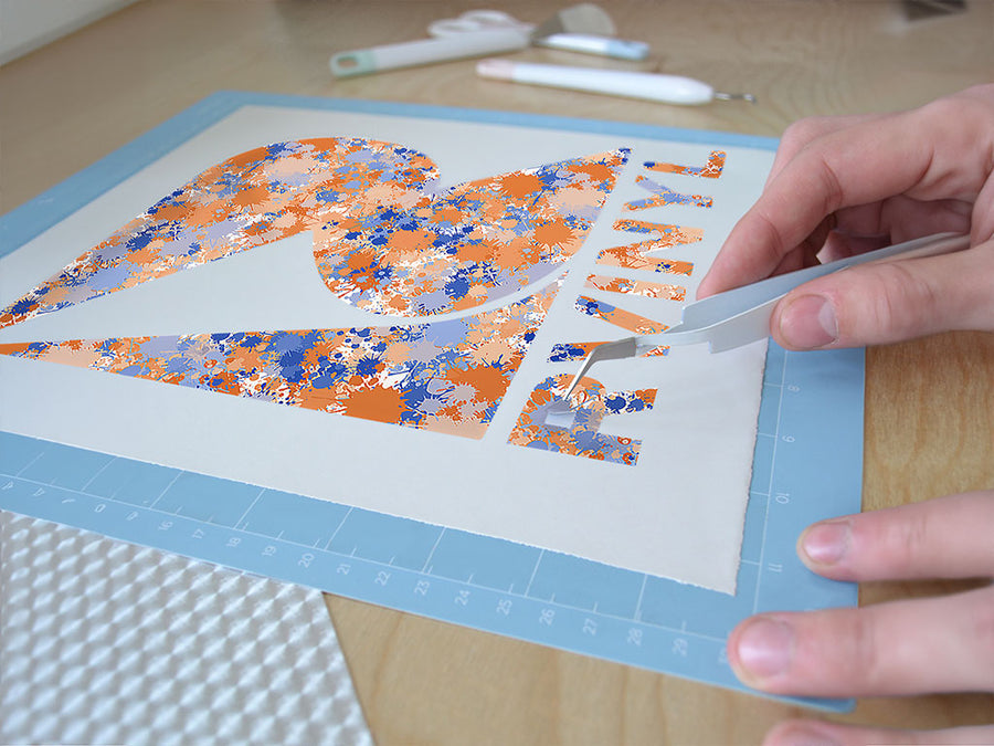 dustland fairytale paint splatter Easy Weed Craft Vinyl