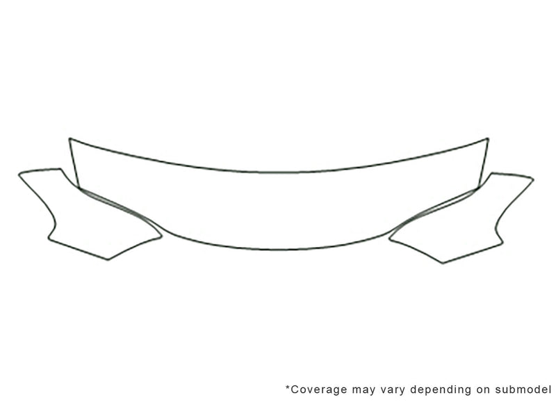 talon Avery Dennison Clear Bra Hood Precut PPF Diagram