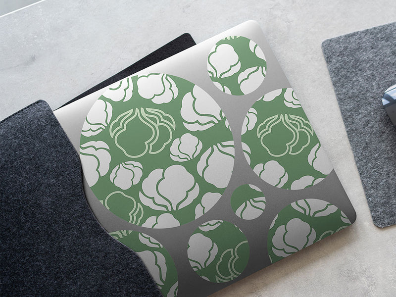 early white vegetable DIY Laptop Stickers