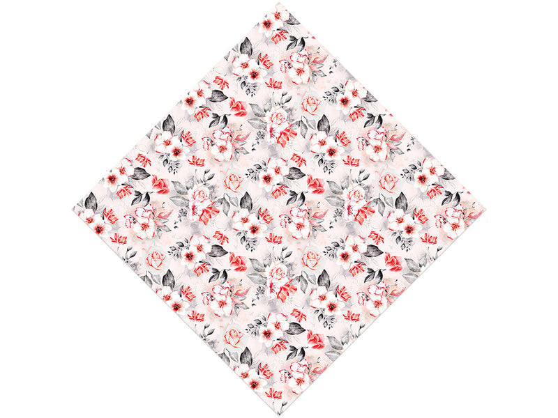 Earnest Carnation Floral Vinyl Wrap Pattern