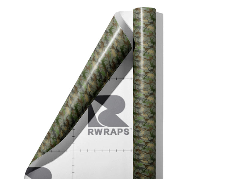 Earth Kings Dinosaur Wrap Film Sheets~Rwraps Series 914 Earth Kings Dinosaur Scrolled Sheet~3