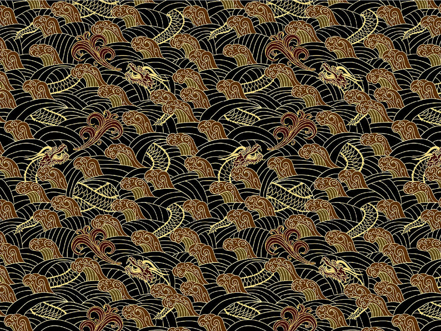 Earth Wyrms Fantasy Vinyl Wrap Pattern~Rwraps Series 914 Digitally Printed Vinyl Wrap~0