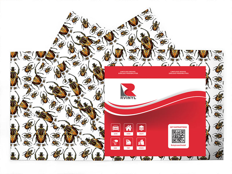 earthen camo bug Craft Vinyl Sheet Pack