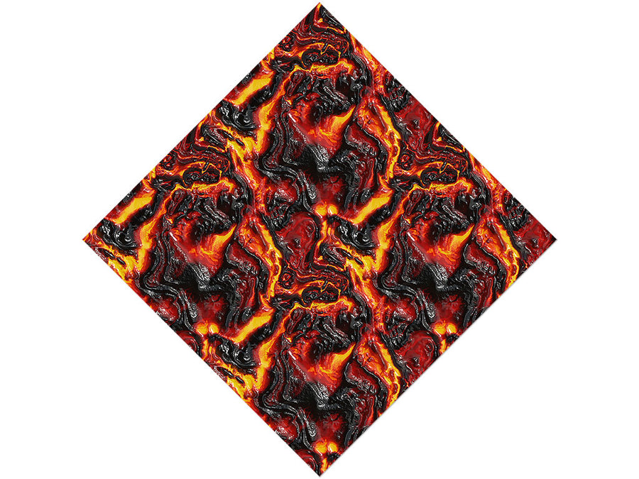 Earthen Core Lava Vinyl Wrap Pattern