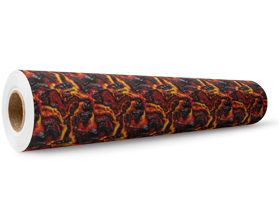 Earthen Core Lava Wrap Film Wholesale Roll~Rwraps Series 914 Digitally Printed Vinyl Roll~5