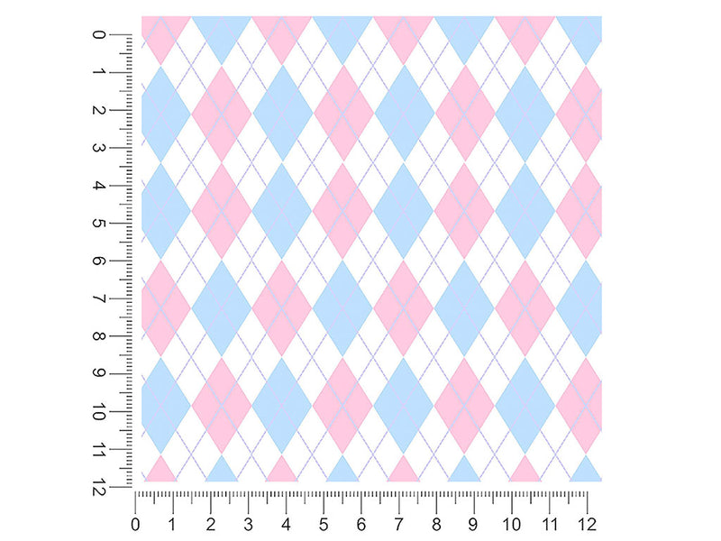 easter sunday argyle 1ft x 1ft Craft Sheets