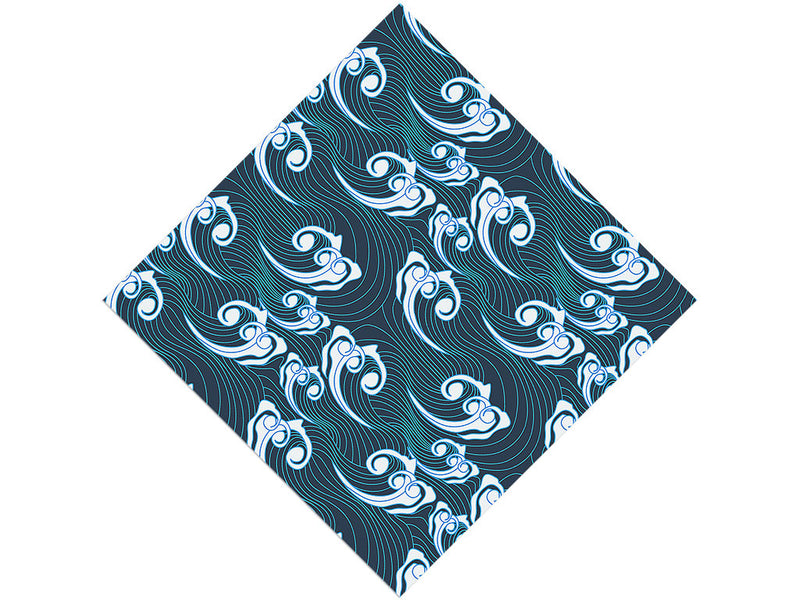 Eastern Waves Water Vinyl Wrap Pattern