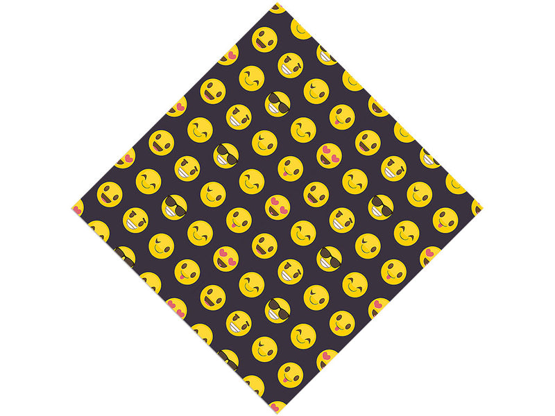 Easy Going Emoji Vinyl Wrap Pattern