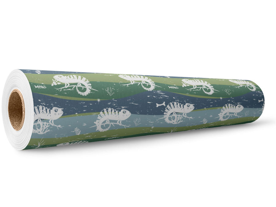 Easygoing Chameleons Reptile Wrap Film Wholesale Roll~Rwraps Series 914 Digitally Printed Vinyl Roll~5