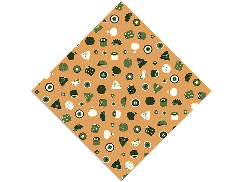 Eat Green Food Vinyl Wrap Pattern