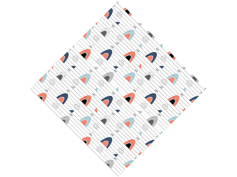 Eaten Homework Marine Life Vinyl Wrap Pattern