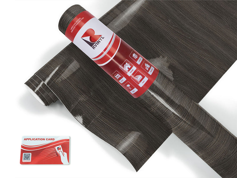 ebony wood grain Craft Vinyl Roll