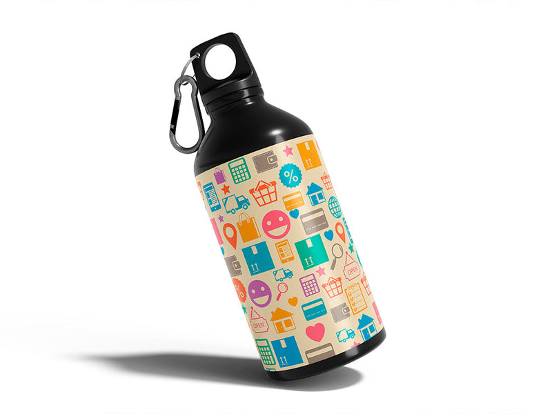 Ecommerce Functionality Technology Vinyl Wrap Pattern