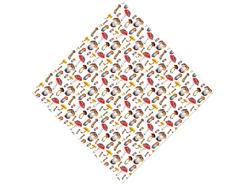 Edible Decay Mushroom Vinyl Wrap Pattern