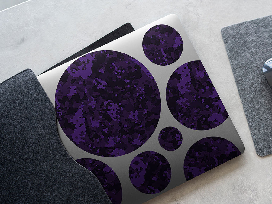 eggplant flecktarn camouflage DIY Laptop Stickers