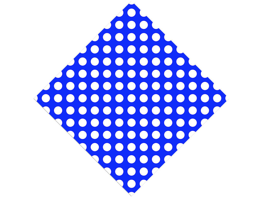 Egyptian Blue Polka Dot Vinyl Wrap Pattern