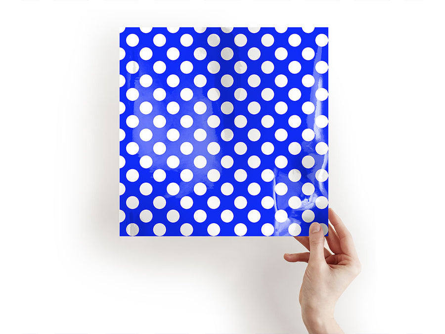 egyptian blue polka dot Craft Sheets
