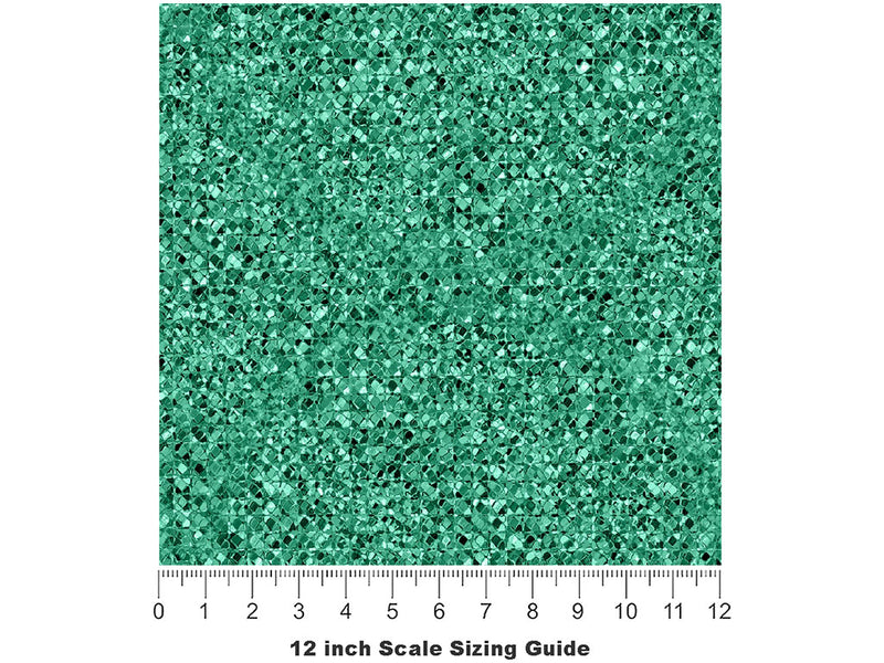 Egyptian Wadj Gemstone Vinyl Film Pattern Size 12 inch Scale~Rwraps Egyptian Wadj Gemstone Sizing Chart~2
