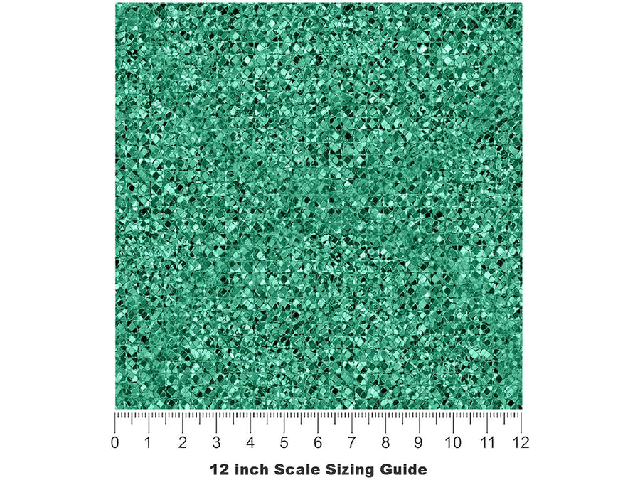 Egyptian Wadj Gemstone Vinyl Film Pattern Size 12 inch Scale~Rwraps Egyptian Wadj Gemstone Sizing Chart~2