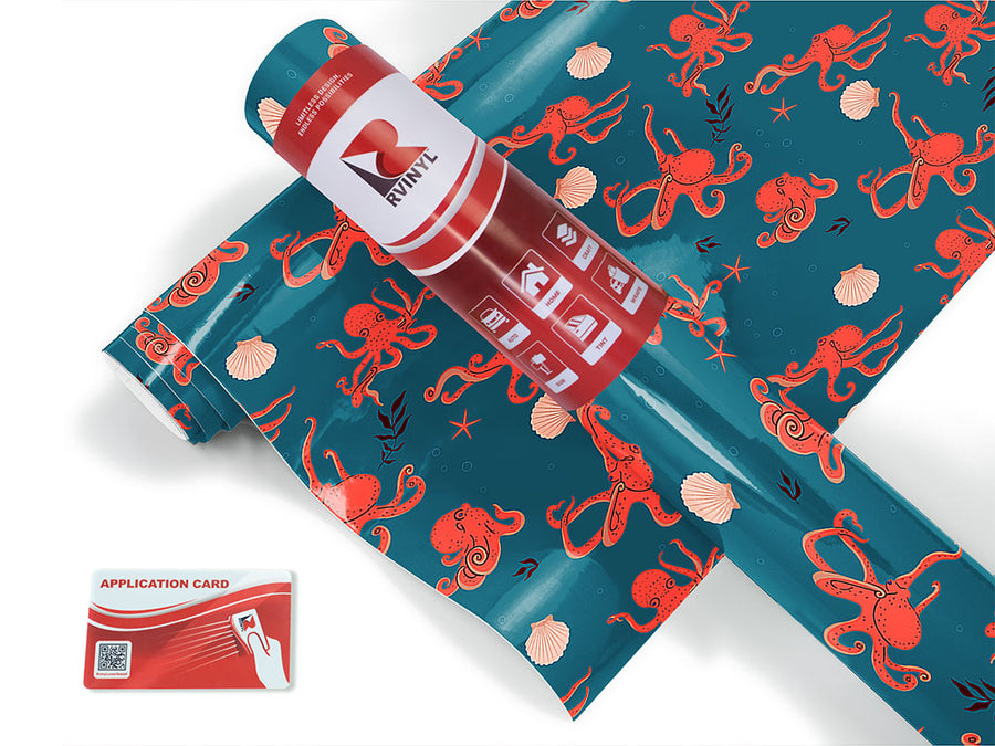 eight-armed shuffle salt water Craft Vinyl Roll