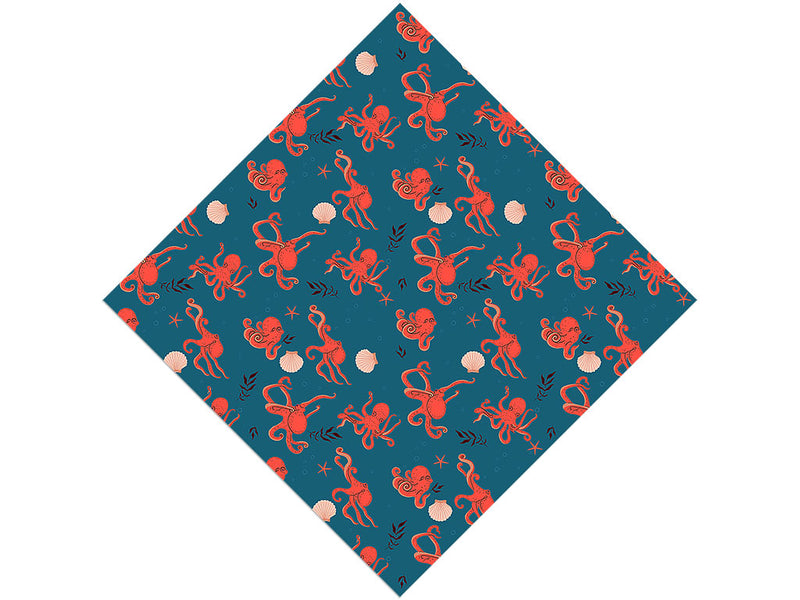 Eight-Armed Shuffle Marine Life Vinyl Wrap Pattern
