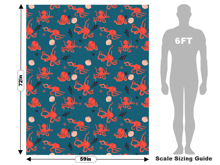 Eight-Armed Shuffle Marine Life Vehicle Wrap Scale~Rwraps Series 914 Eight-Armed Shuffle Marine Life Measurements~1