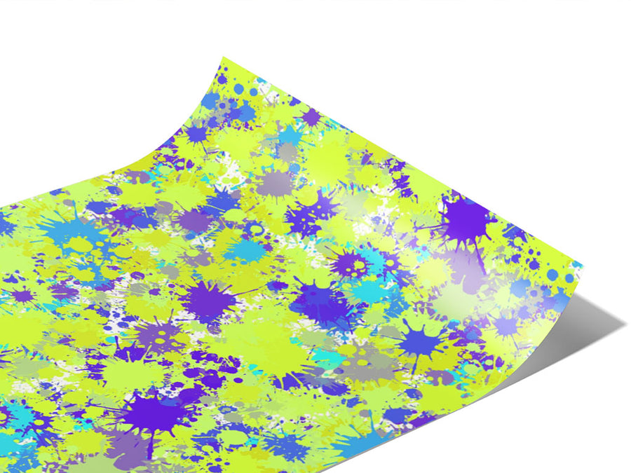 Electric Avenue Paint Splatter Vinyl Wraps~Rwraps Series 914 Digitally Printed Vinyl Wrap~0
