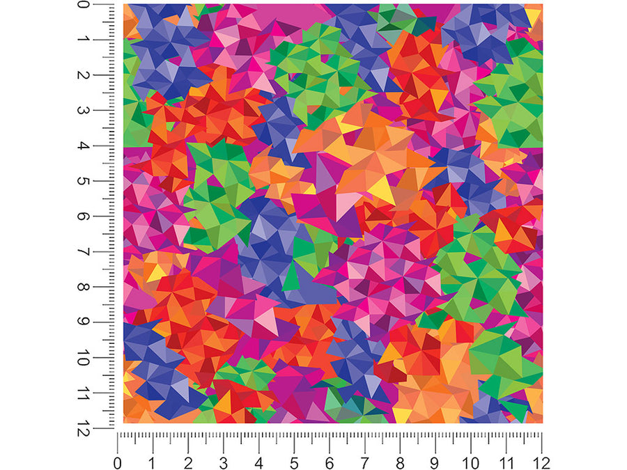 electric beast abstract geometric 1ft x 1ft Craft Sheets