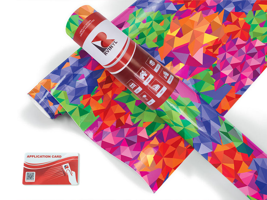 electric beast abstract geometric Craft Vinyl Roll