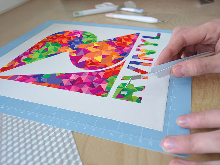electric beast abstract geometric Easy Weed Craft Vinyl