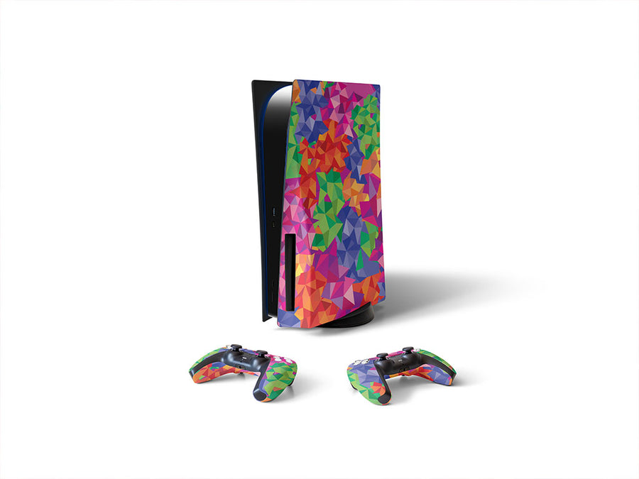 electric beast abstract geometric Sony PS5 DIY Skin