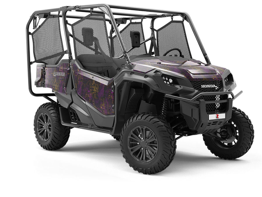 Electric Current Technology Utility Vehicle Vinyl Wrap