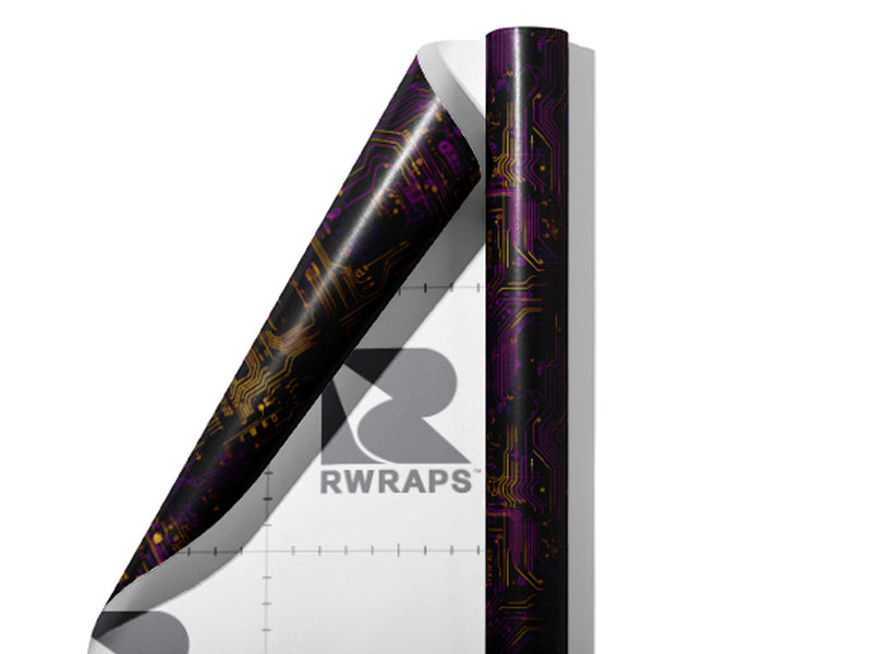 Electric Current Technology Wrap Film Sheets~Rwraps Series 914 Electric Current Technology Scrolled Sheet~4