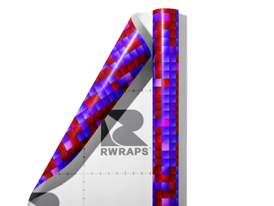 Electric Currents Mosaic Wrap Film Sheets~Rwraps Series 914 Electric Currents Mosaic Scrolled Sheet~3