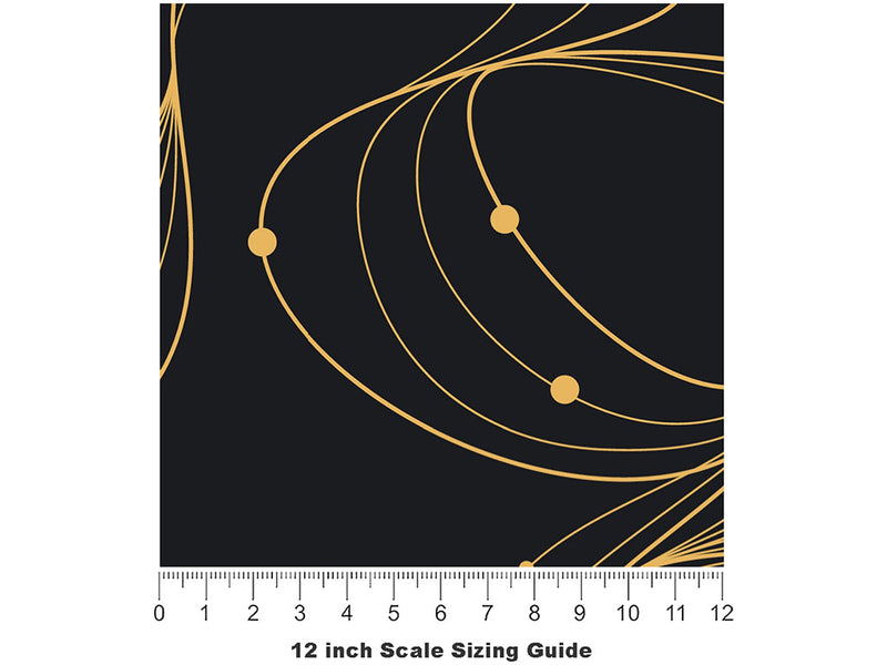 Electric Type Abstract Vinyl Film Pattern Size 12 inch Scale~Rwraps Electric Type Abstract Sizing Chart~2