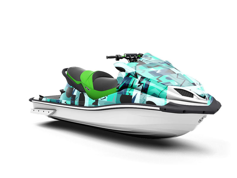 Electrify Me Mosaic Jet Ski Vinyl Customized Wrap