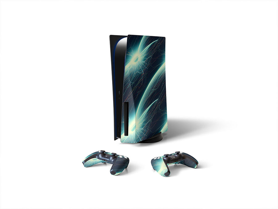 electron explosion science fiction Sony PS5 DIY Skin