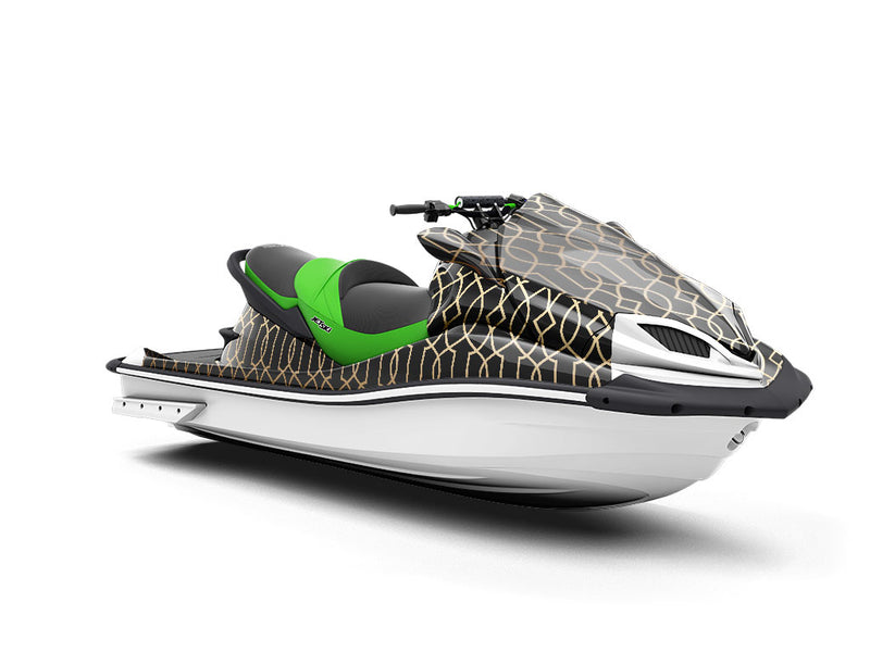 Elevator Cage Art Deco Jet Ski Vinyl Customized Wrap