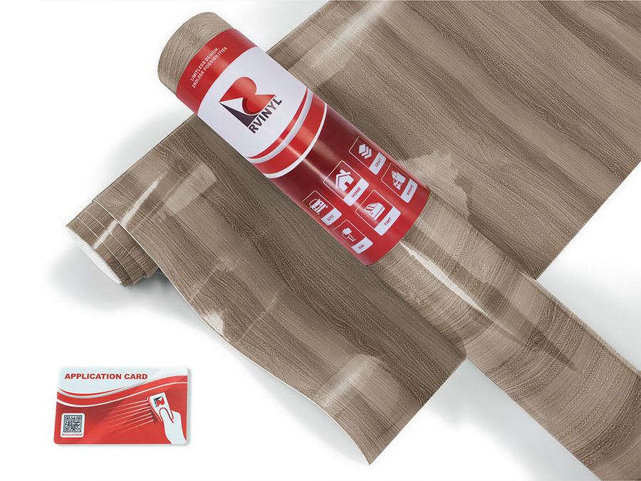 elm wood grain Craft Vinyl Roll
