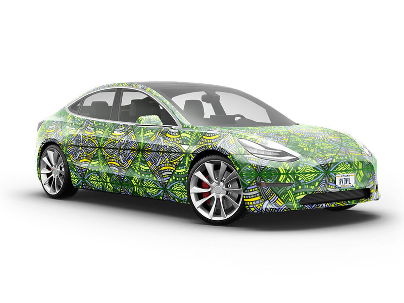 Emerald City Art Deco Vehicle Vinyl Wrap