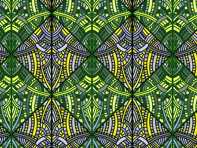Emerald City Art Deco Vinyl Wrap Pattern~Rwraps Series 914 Digitally Printed Vinyl Wrap~0